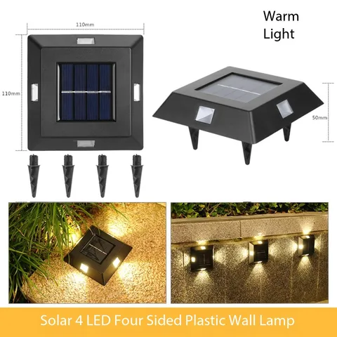 Настенная уличная лампа на солнечной батарее, маленькие светодиодные светильники IP65, водонепроницаемое садовое украшение для балкона, освещение вверх и вниз для дома