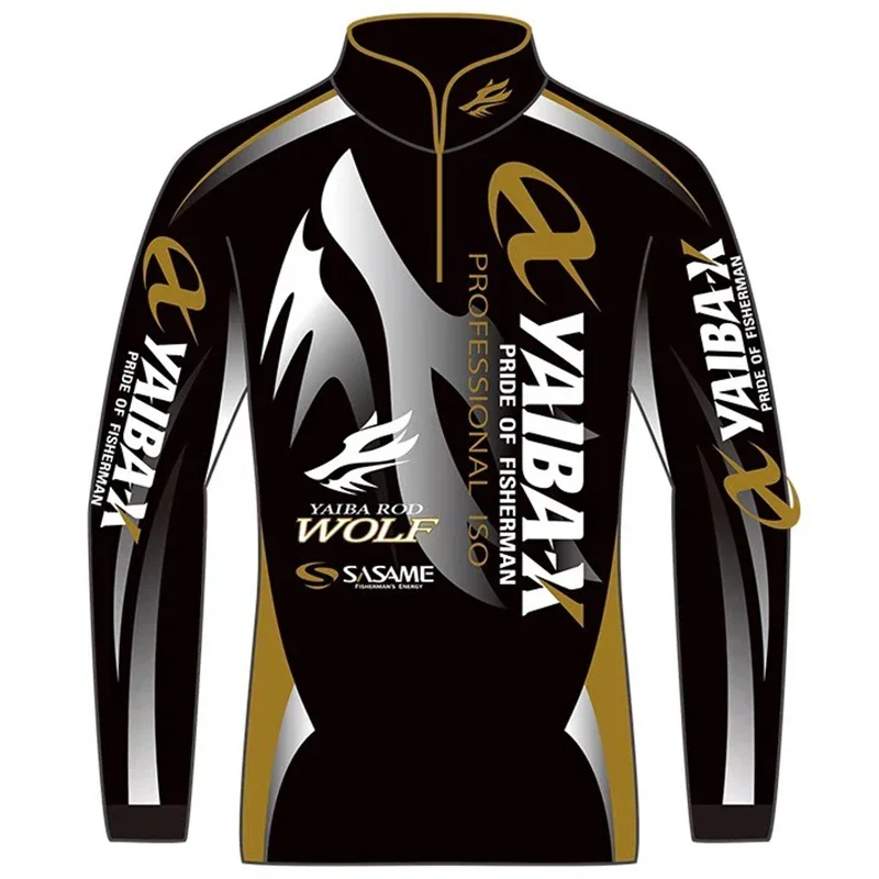 

YAIBAX fishing clothes Anti-UV outdoor quick drying ventilation sunscreen long-sleeved fishing suits Cycling pesca