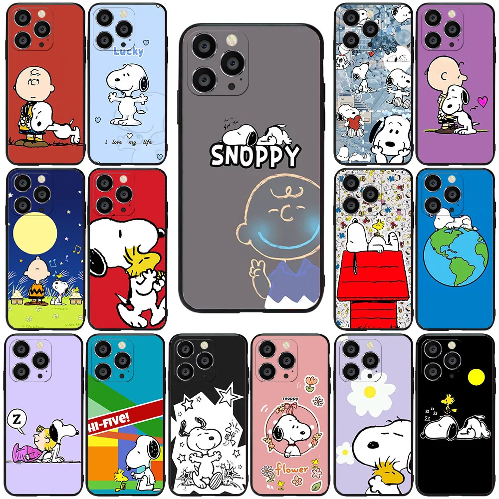 Силиконовый чехол для VIVO Y12 Y15 Y93 Y95 Y55 Y55S Y53 Y69 Y71 Y70 Y11 Y91C Y73 Y10 Y3 Y3S MR-11 Cartoon S-Snoopys