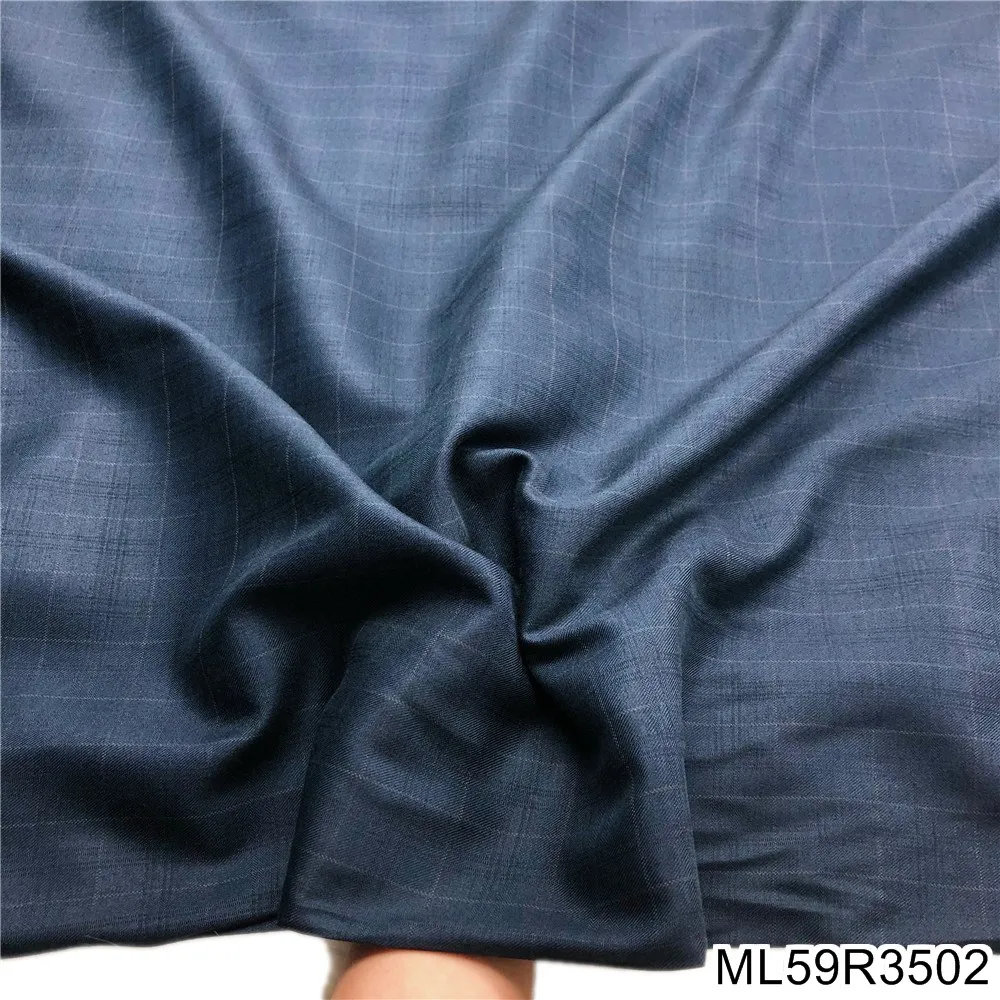5 yards blue senator wear men's suit fabric african material soft cashmrere man cotton cloth material for garment sew ML59R35