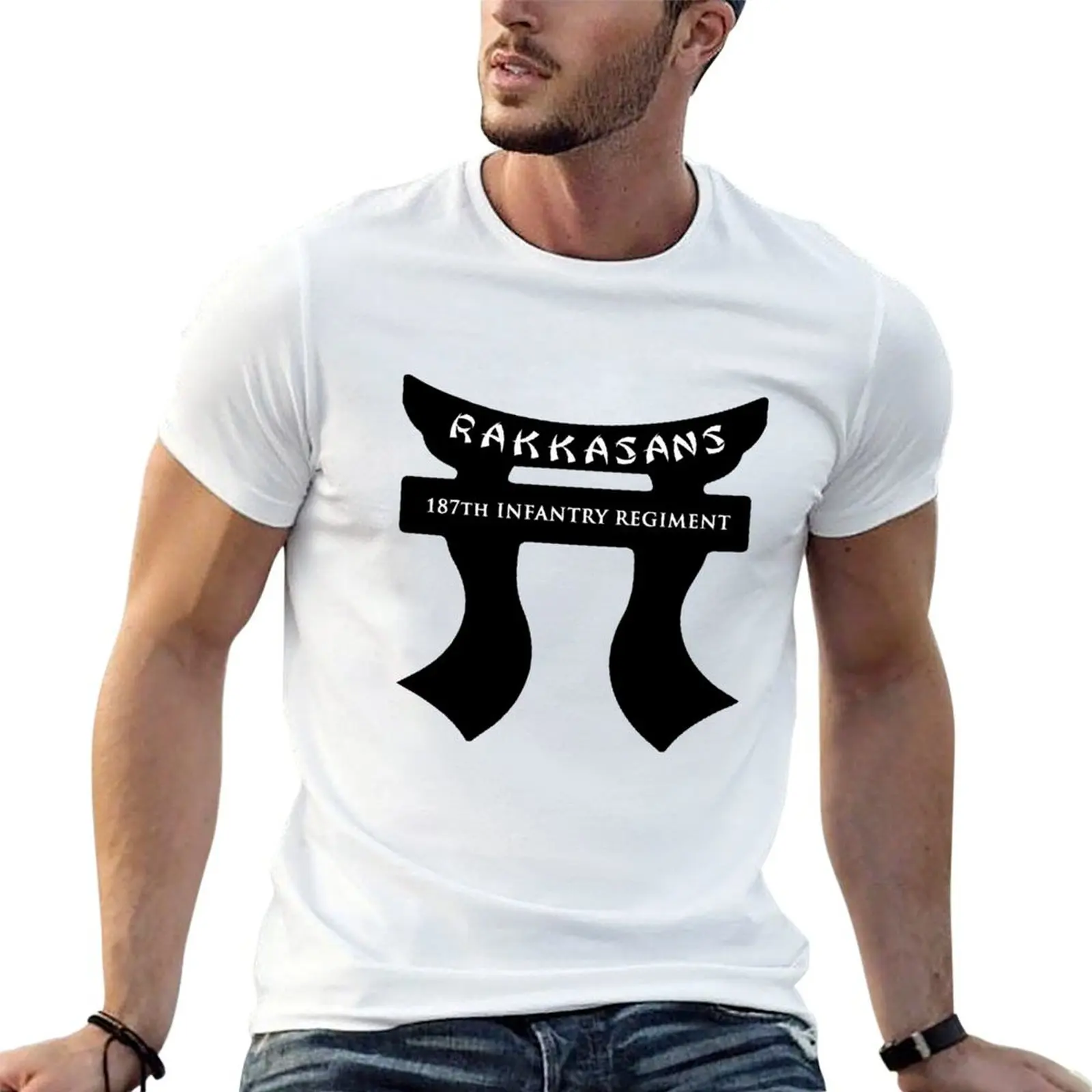 Футболка с черепом ветерана 187-го пехотного полка Rakkasans быстросохнущая