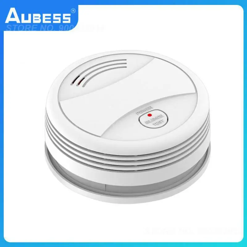 

Автономный датчик с Красной светодиодной вспышкой, система пожарной сигнализации для дома, 80 дБ, детектор дыма с кнопкой Tuya, Wi-Fi, умный датчик дыма