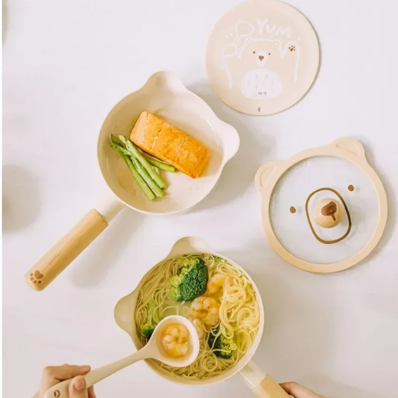 Домашняя сковорода с антипригарным покрытием здоровая керамика Ustenes Of Kitchen