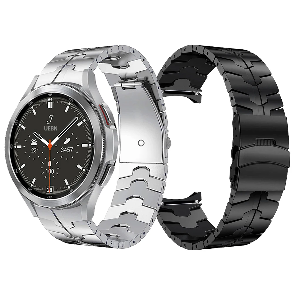 

No Gap Stainless Steel Metal Wristband For Samsung Galaxy Watch4 Classic 46mm 42mm Strap For Galaxy Watch4 44mm 40mm Watchbands