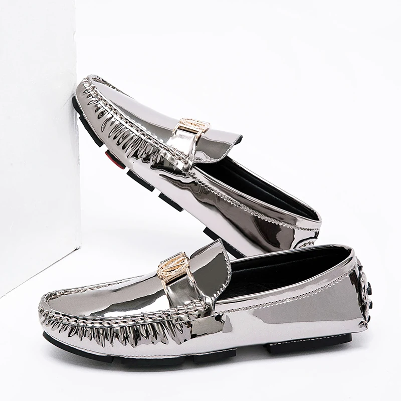 Мокасины мужские классические дышащие модные туфли для вождения повседневные