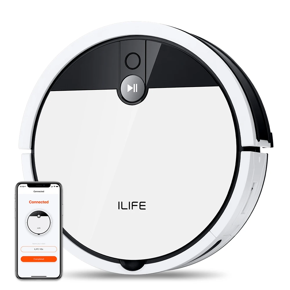 

ILIFE V9e 4000Pa Max Suction Wi-Fi Connected Works With Alexa 700ml Large Dustbin Vacuum Cleaner