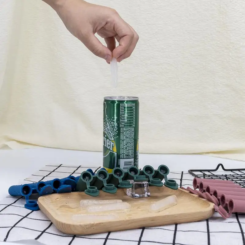 

Ice Bar Maker Long Bullet Mould Cola Beer Whiskey Can Small Ice Bar Cube Molds Beer Can Bottle Chilling for Kitchen Accessories