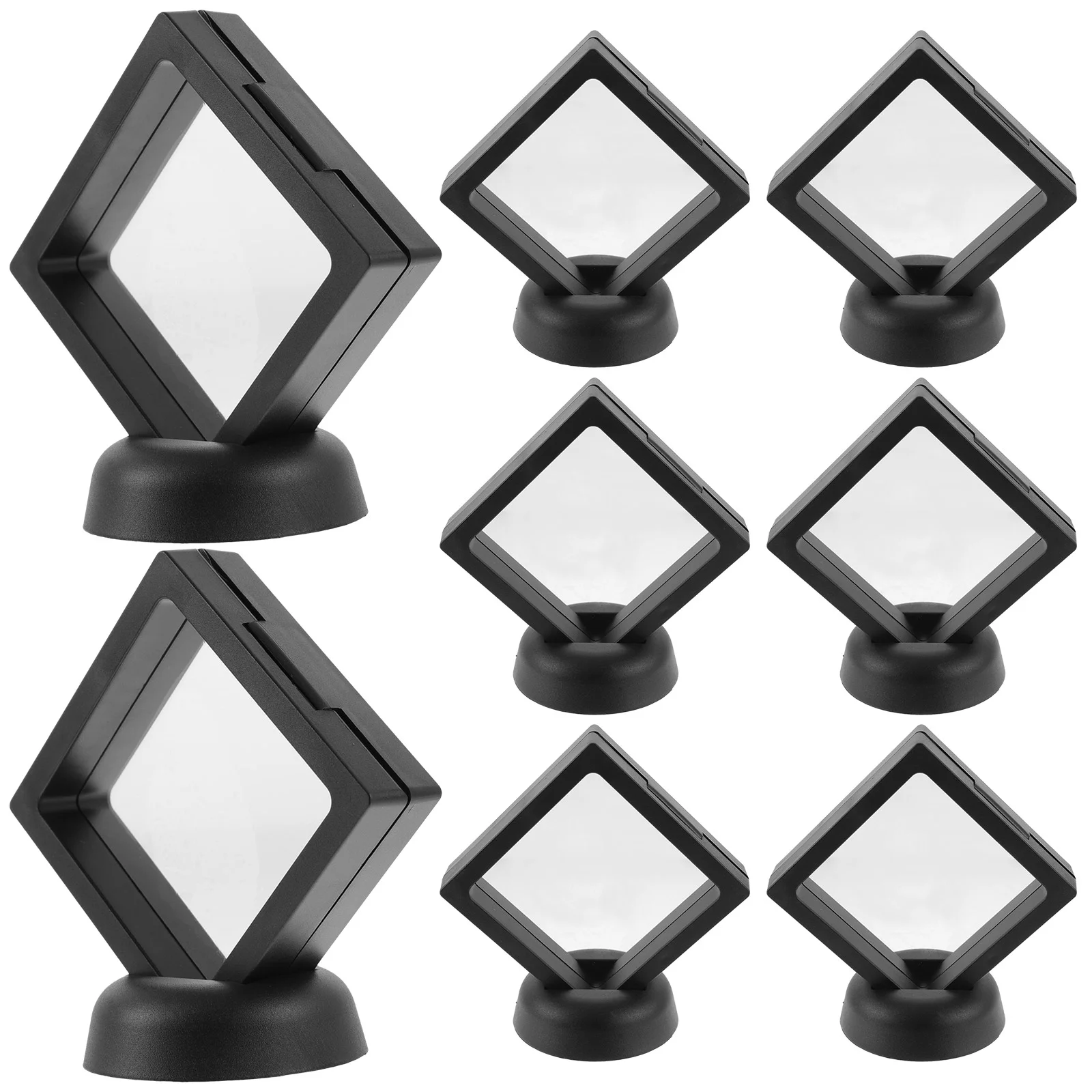 

Floating Frames 3D Earring Display Box Jewelry Supply Coin Case Displaying Holder