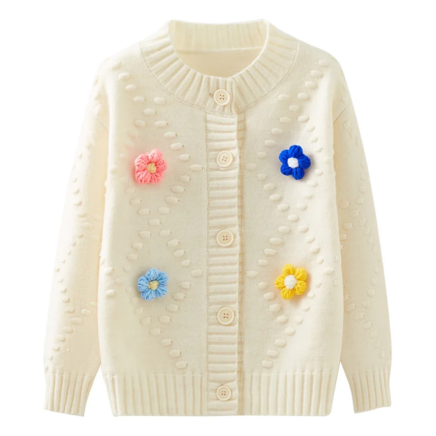 

Женский трикотажный кардиган с цветочным принтом, на осень/зиму