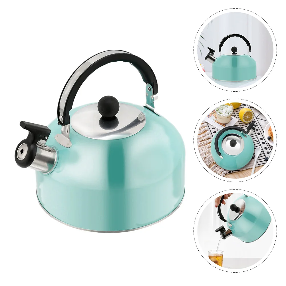 

Flat Bottom Kettle Durable Teapot Boiling Kettle Stainless Steel Tea Kettle