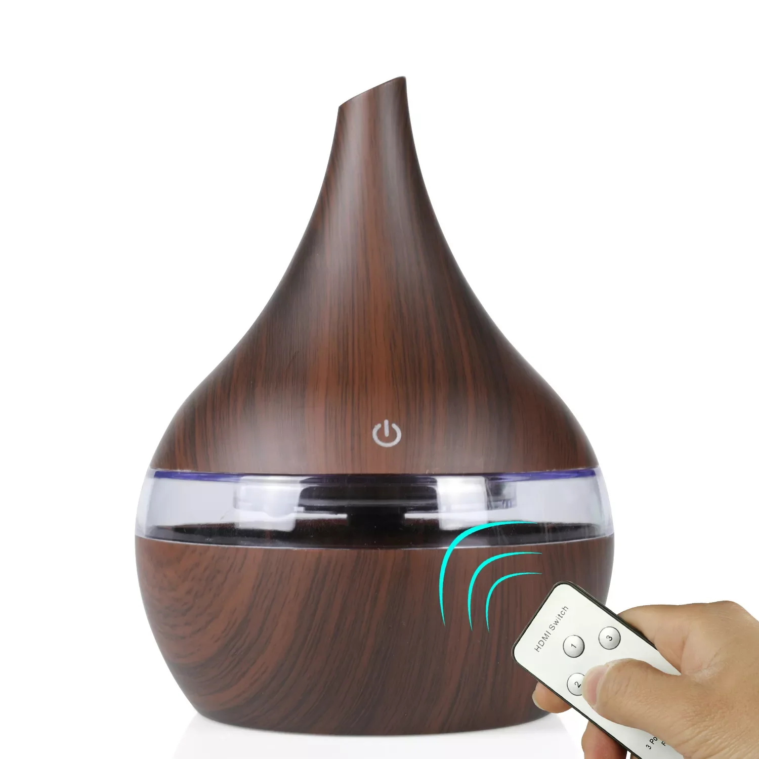 

Wood Grain Essential Oil Diffuser Ultrasonic 300ML Humidifier Household Aroma Diffuser Aromatherapy Mist Maker with LED