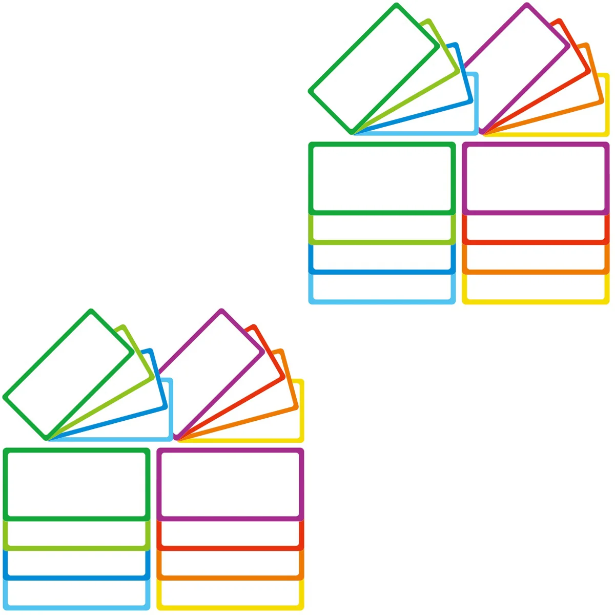 

32 Pcs Magnetic Name Tape Refrigerator Dry Erase Magnets Fridge Whiteboard Flexible Tags Label Strips Plates Sticker