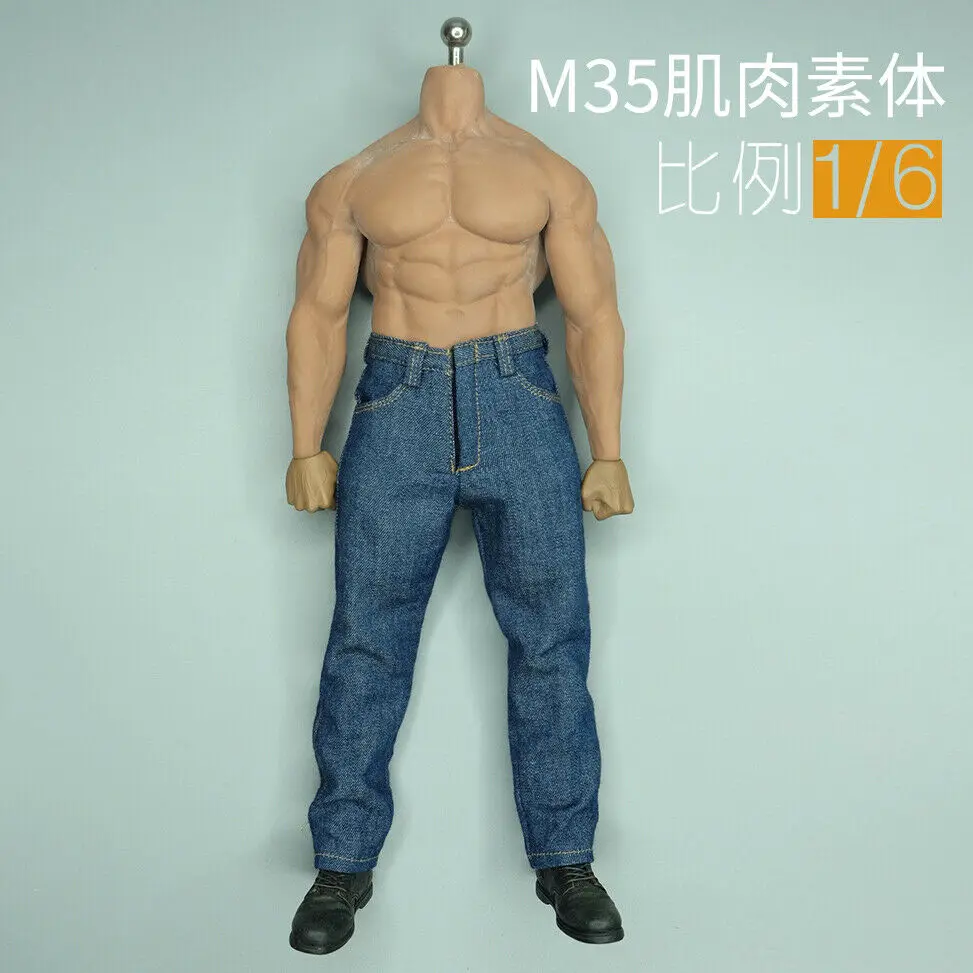 

1/6 Scale Soldier Jeans Model for 12" M35 Strong Body Figure Doll