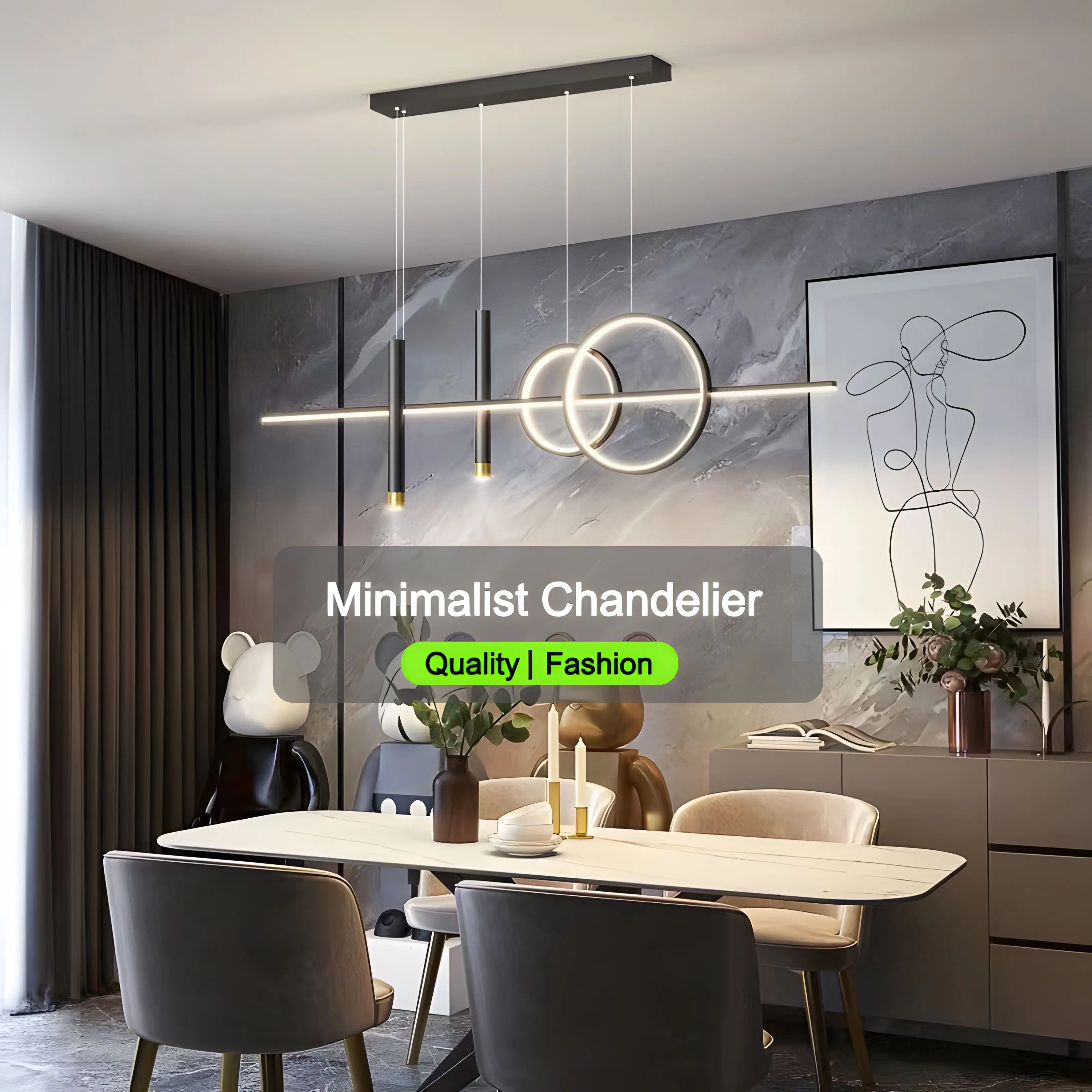 

Modern Led Chandelier for Living Room Lights Kitchen Bedroom Lighting 2023New Elegant Fashion Indoor Ceiling Pendant Lamp