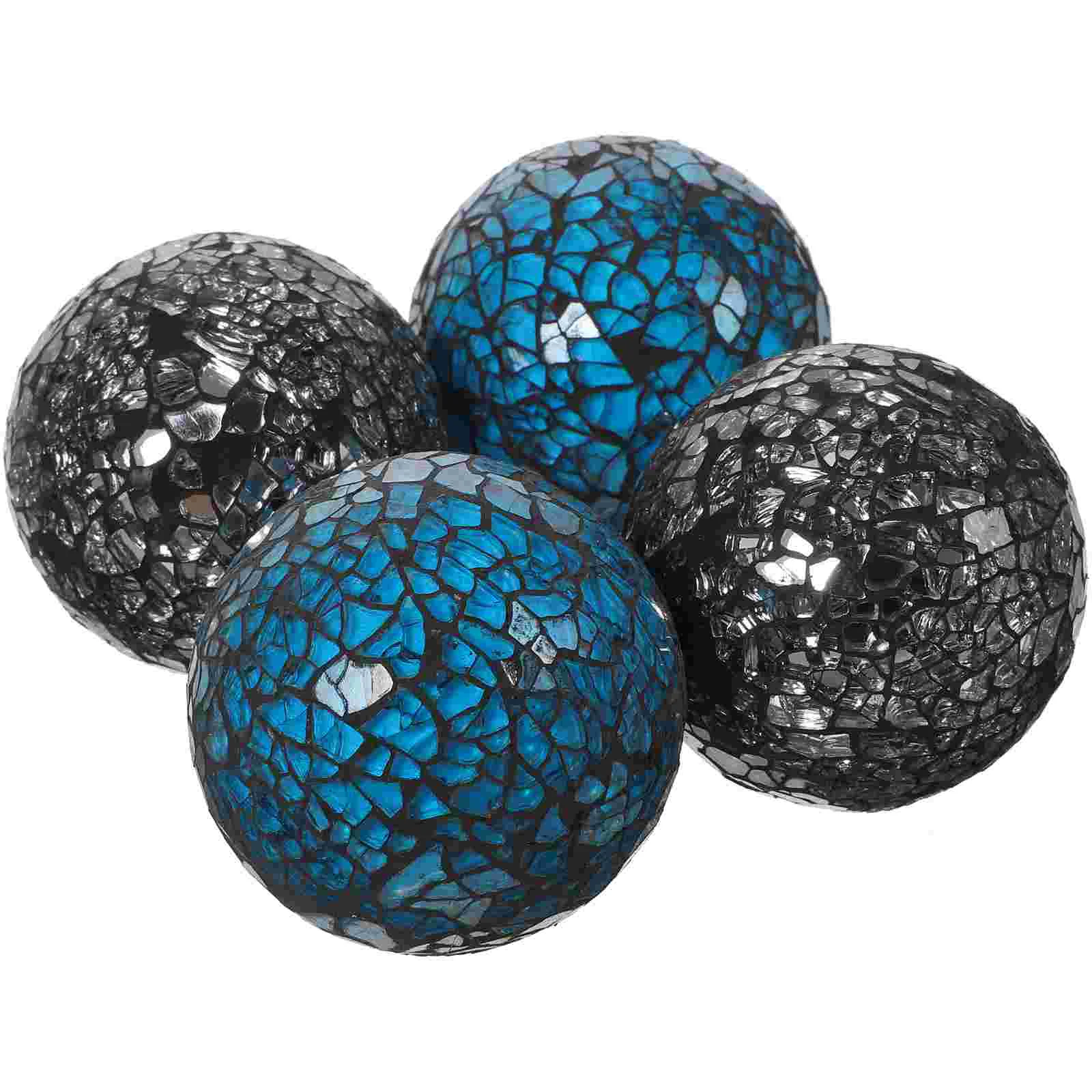 

Mosaic Ball Home Accessories Household Desktop Decor Sphere Ornament Tablescape