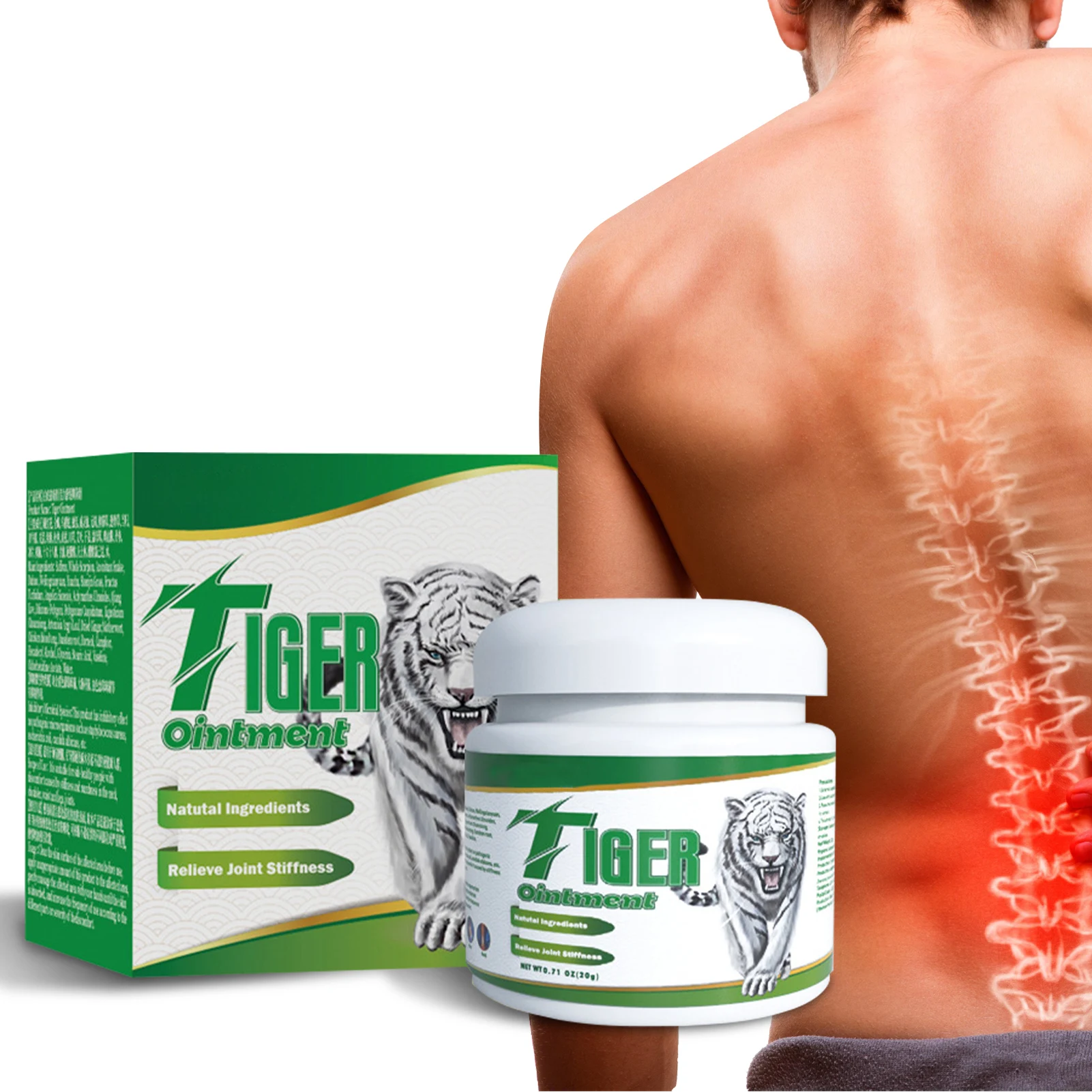 

Бальзам тигровый для снятия укусов в мышцах и суставах, 20 г