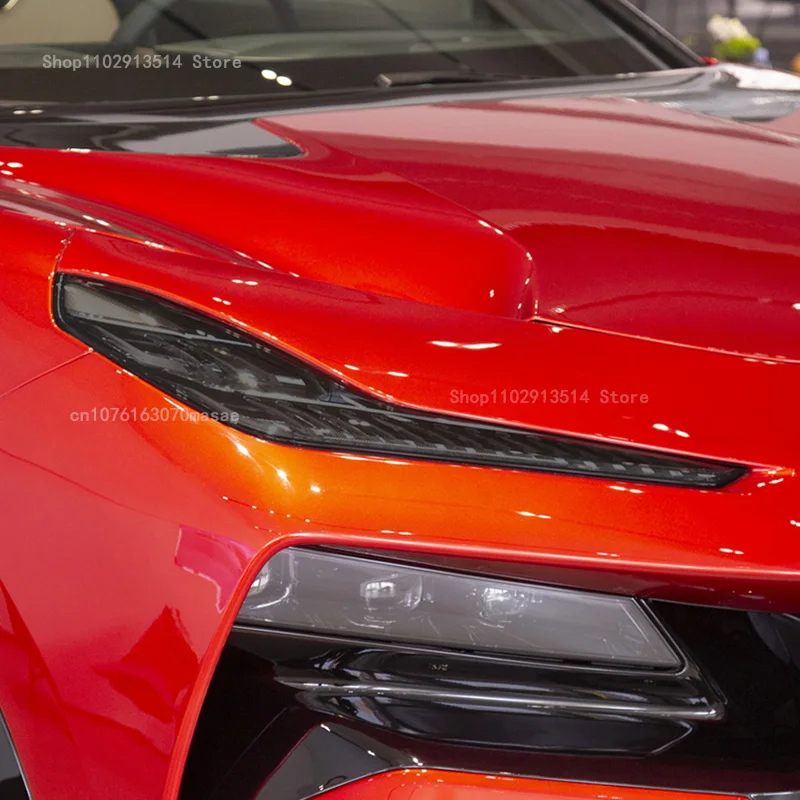Фото Защитная пленка для фар Lotus ELETRE 2023-2024, тонировочная пленка для фар, прозрачная дымчато-черная наклейка для ремонта задних фонарей из ТПУ. №5