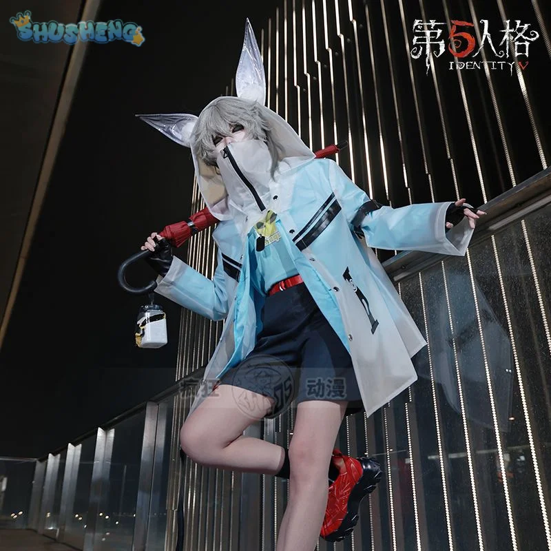 Фото Identity V Ithaqua Косплей Ночные часы Heartbeat Garden Party Костюм Хэллоуин Мужчины Женщины Модная униформа Реквизит Шляпа Комплект №1