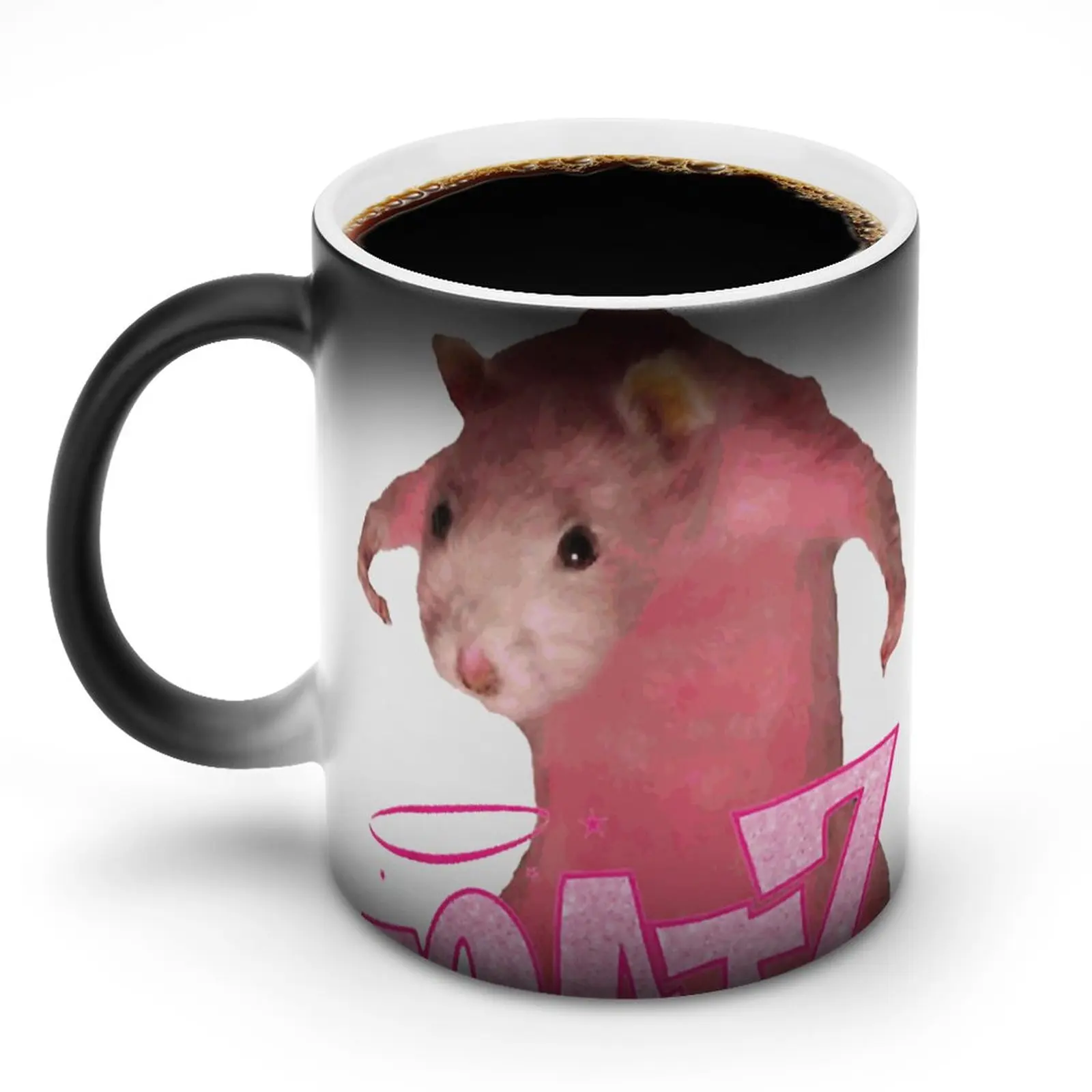 

Лучшая футболка для фанатов с розовым мемом, Детская кружка с милым аниме, милый манга, эстетические хлопья, меняющие цвет, кружка, креативные керамические чашки