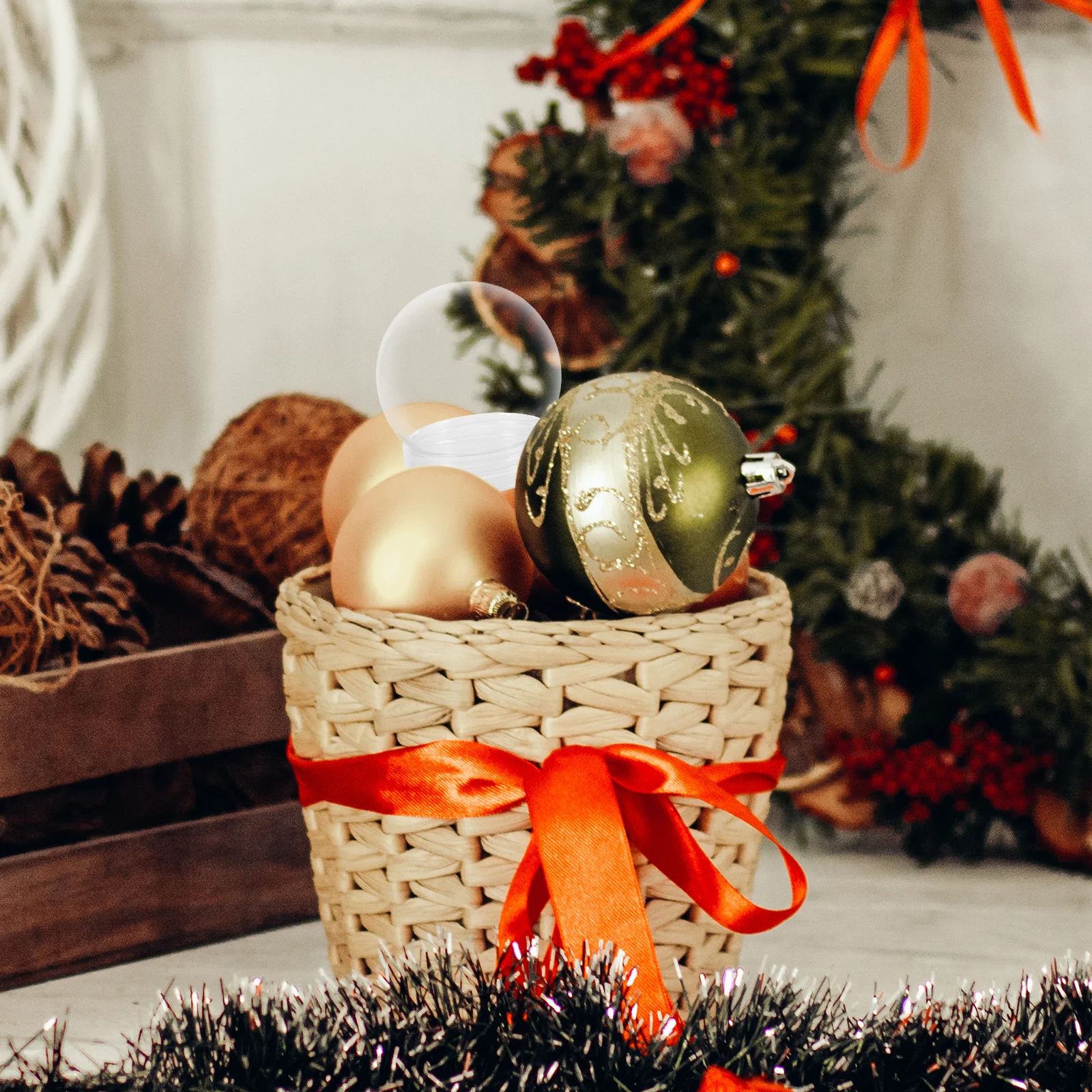 20 шт. купол DIY снежный шар для детей мини прозрачные водяные глобусы прозрачный