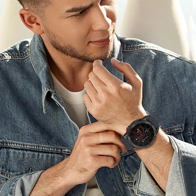 2022 NEW Watchband for Garmin Instinct 2 Instinct2 2S Watch Band Strap Hook&Look Nylon Soft Belt Bracelet