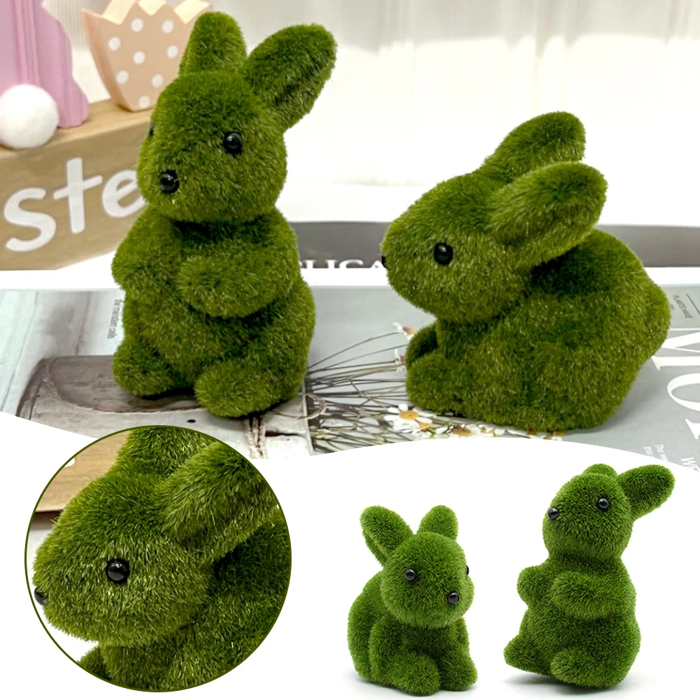 Лужайка Флокирование украшение кроликами восхитительное животное внешний вид