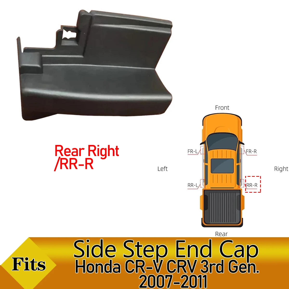 

Наконечник боковых ступеней двери автомобиля, заглушка для подножки, крышка боковой ступени, крышка педали для Honda CR-V CRV 3-го поколения 2007-2011 гг.