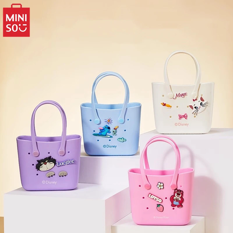 MINISO серия Disney маленькая сумка для ланча с дырками анимация прошивка фрукты