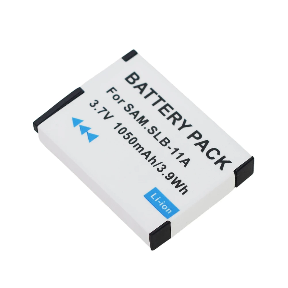 2 шт. SLB-11A SLB11A аккумулятор + тонкое зарядное устройство для Samsung CL80 EX1 HZ35W ST5500S TL350 WB650