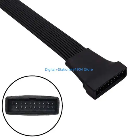 USB 20-контактный внутренний кабель-адаптер для материнской платы 4,7 дюйма