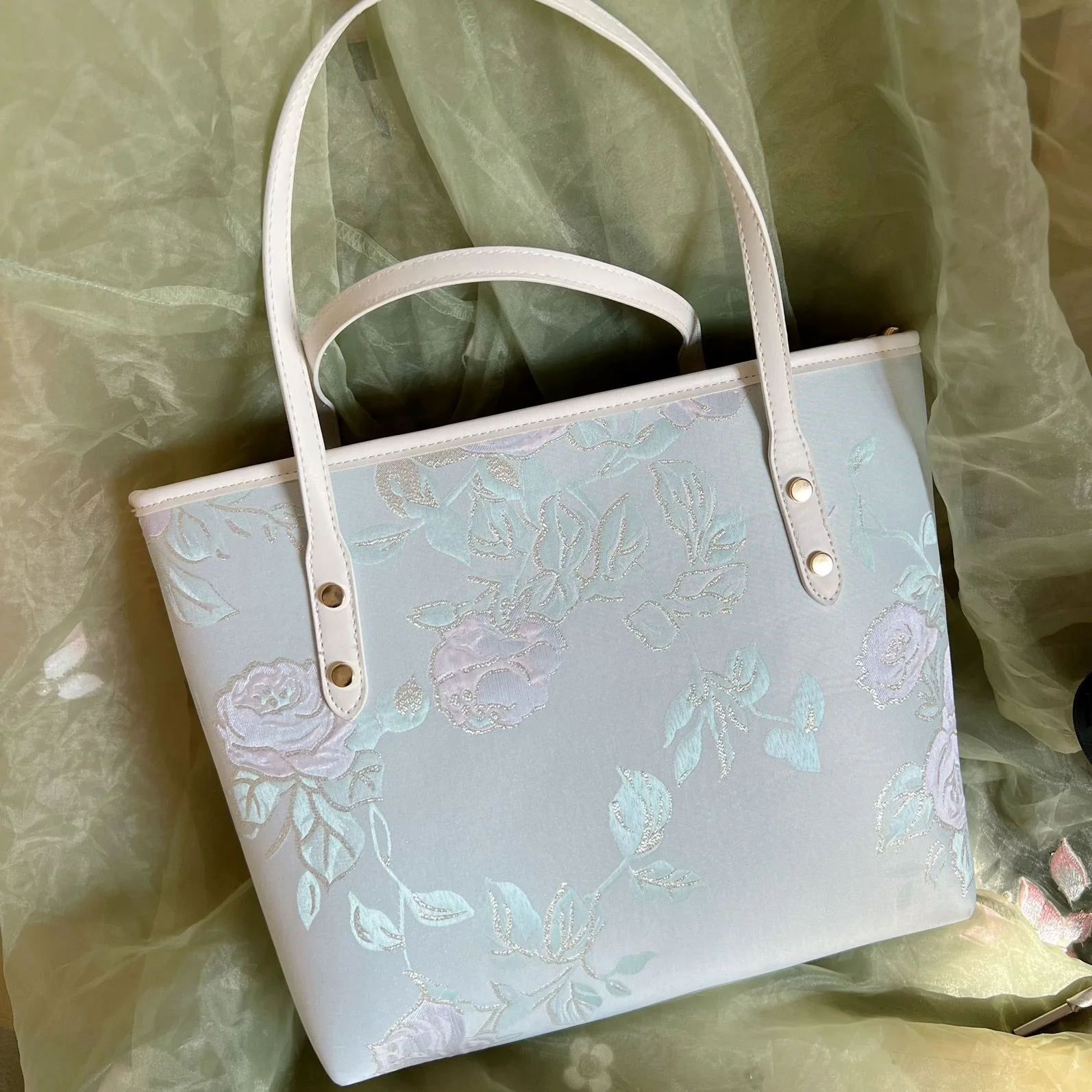 Китайские сумки-тоуты Hanfu жаккардовый дорожный рюкзак ранцы для