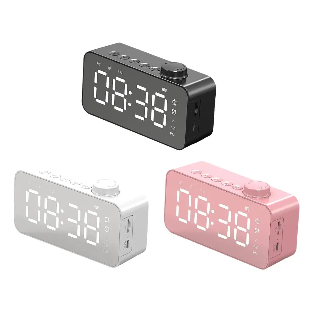 Radio W/ Bluetooth Speaker Sleep Timer Gentle Wake Up Experi