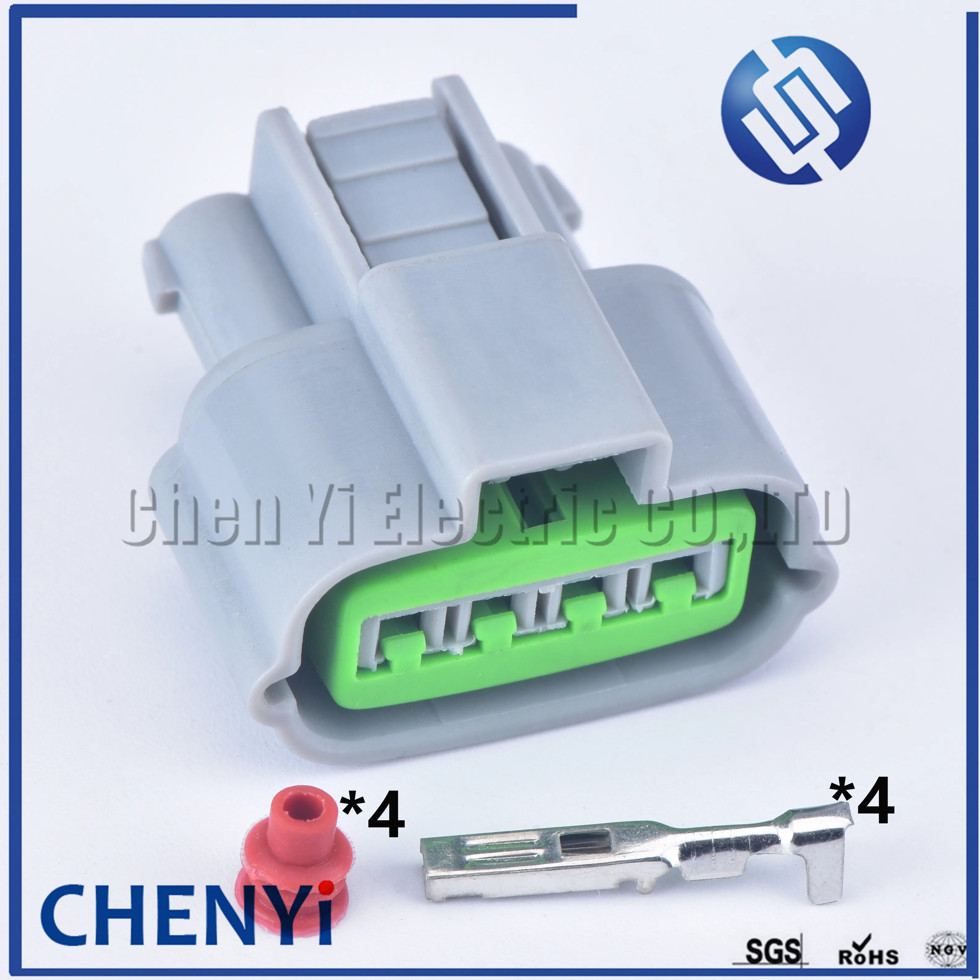 1 компл., 4 контакта, 2,2 мм, женский автомобильный Электрический водонепроницаемый разъем, Автомобильный штекер, фоторазъем для катушки EVO X