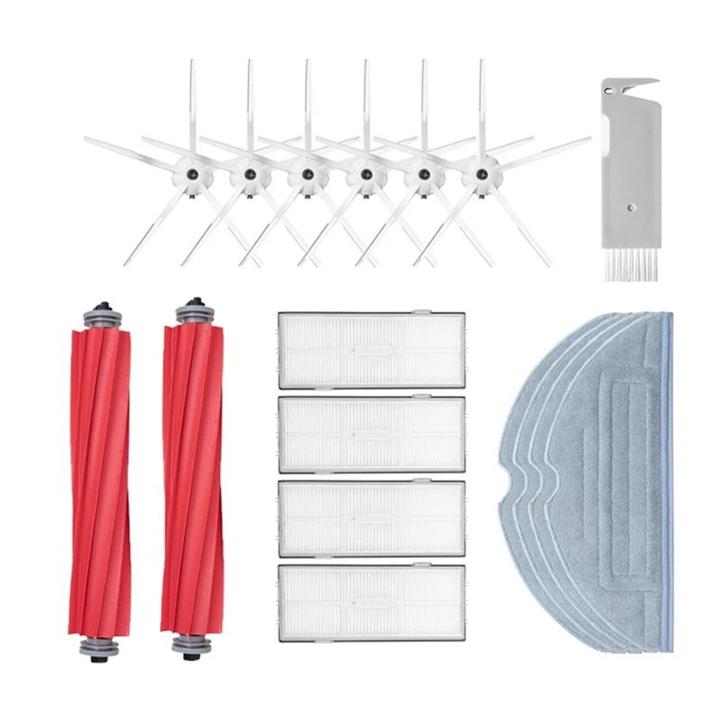 

Main Brush Hepa Filter Mop Cloth Side Brush For Xiaomi Roborock S7 T7S T7plus Vacuum Cleaner Parts