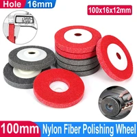 2 20pcs 100mm nylon fiber angle grinder disc metal polishing wheel abrasive buffing disc for metals ceramics marble wood crafts