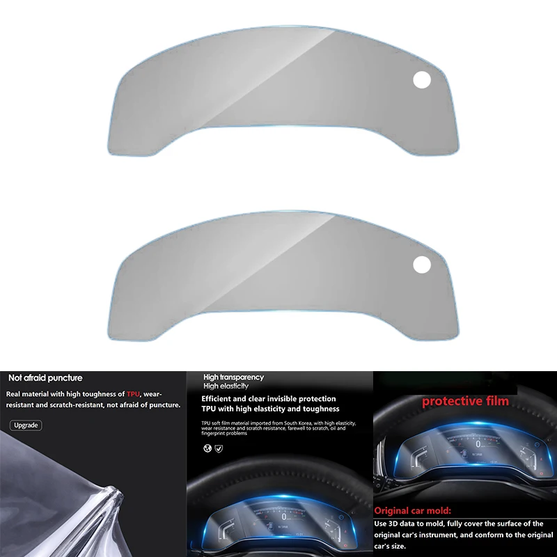 Для Honda CR-V CRV 2017-2021 наклейка на приборную панель автомобиля защитная пленка для