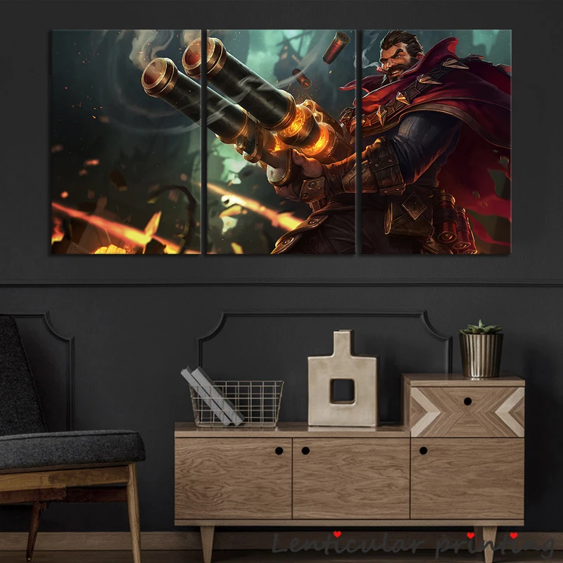 

Популярная игра «League of Legends», 5/3 шт., HD плакат на тему могил, Outlaw, домашний декор, фрески, картина для гостиной, спальни