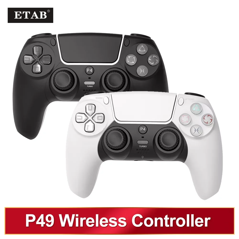 

Wireless Joystick Gamepad Bluetooth Controller With 3D Rocker Turbo Function For PS4 PS3 Control DUAL VIBRATION Game No Delay