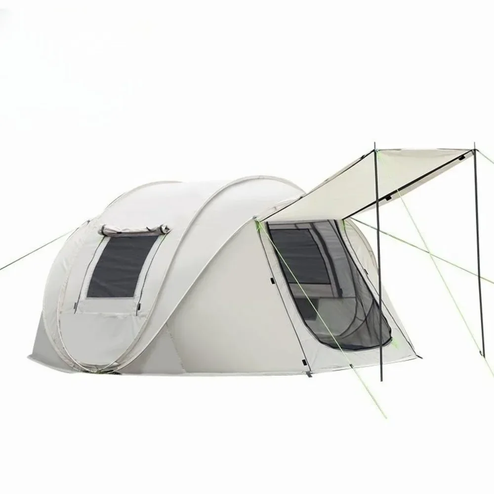 Фото Палатка TechHPCamping для кемпинга на открытом воздухе и пляжа, с защитой от солнца и дождя, водонепроницаемое укрытие, сверхлегкая палатка для альпинизма и глэмпинга класса люкс №4