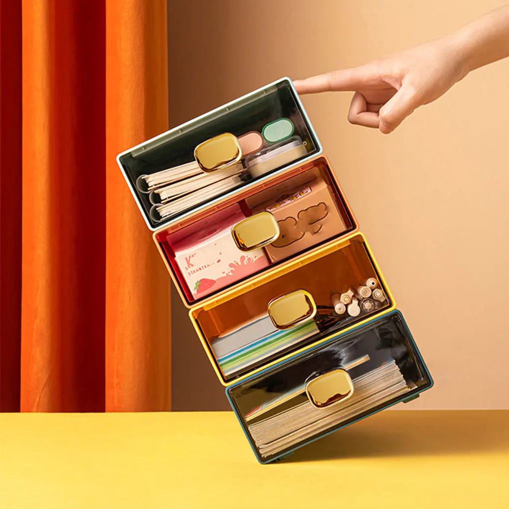 

Удобные и практичные Настольные Ящики для организованного хранения, широкая настольная коробка для хранения