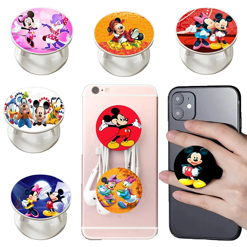 Держатель для всех телефонов с изображением Микки и Минни Дисней стильный