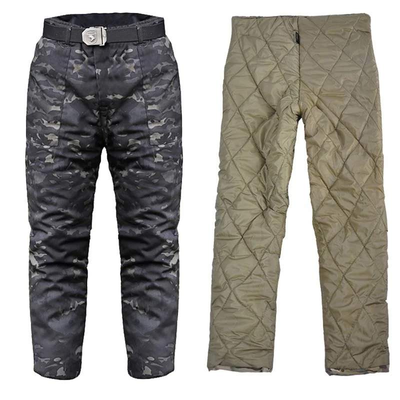 

Уличные толстые Хлопковые Штаны до-30 градусов, водонепроницаемая одежда, теплые зимние камуфляжные военные тактические армейские штаны для пеших прогулок и кемпинга