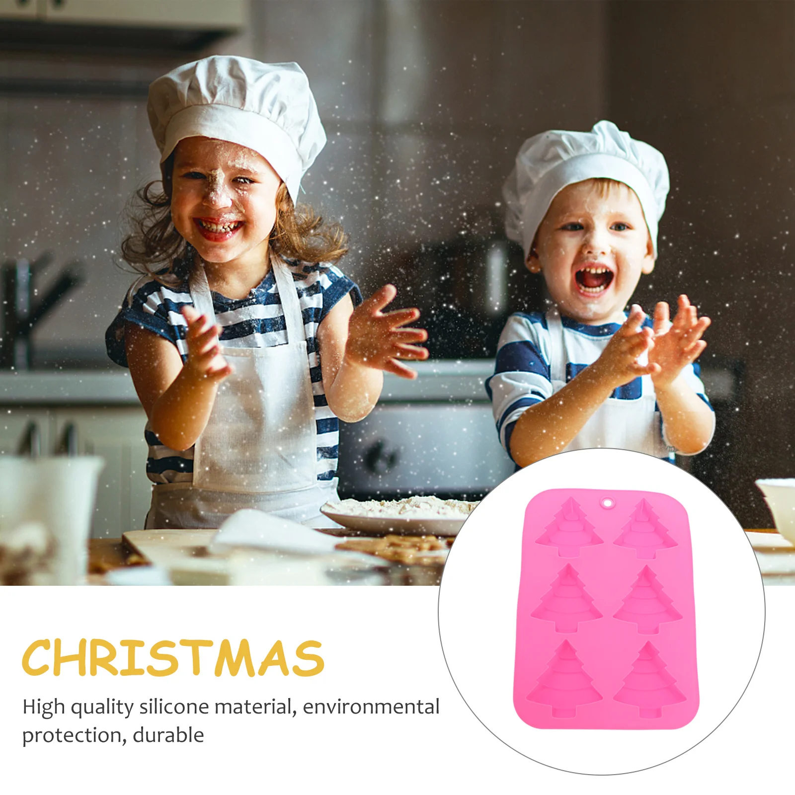 

Christmas Cutterfondant Cookie Baking Mold Tree Holidays Cake Mould Candy Molds Biscuit Silicone Favors Party Diy Snowman