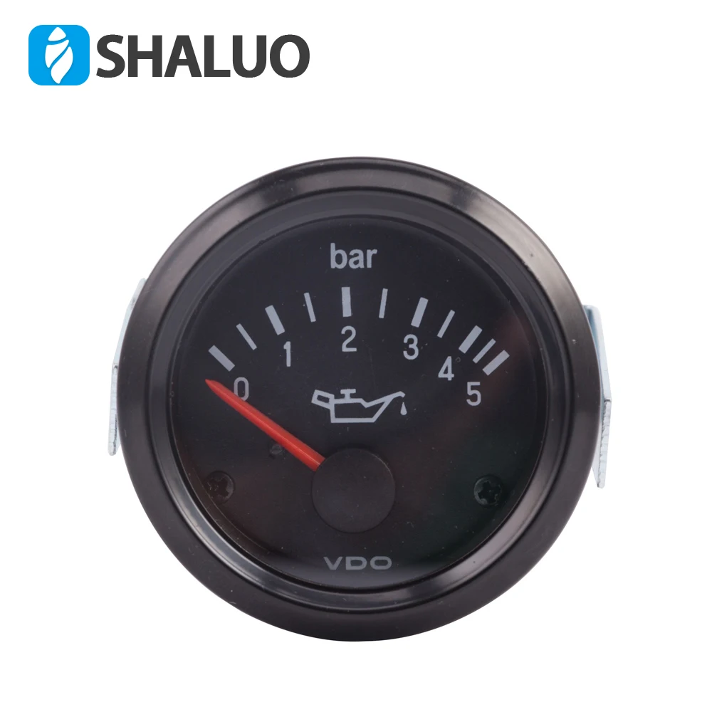 Vdo Kit Medidor de Pressão de Óleo para Motor Diesel Sensor de Pressão de Óleo Diesel Generat Peças Barra 25 52 mm