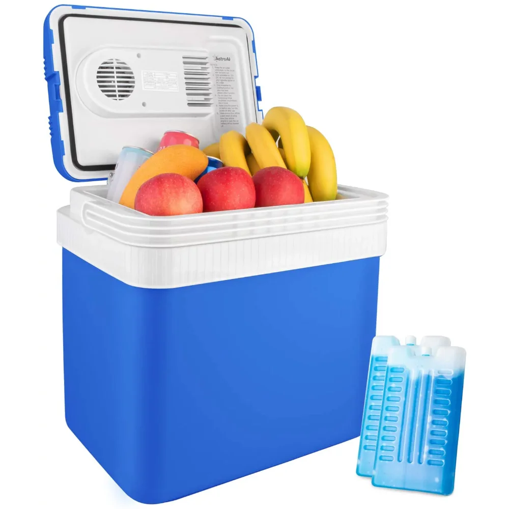 

26 Quarts/ 24 Liter, Thermoelectric Car Cooler for Beverage,
