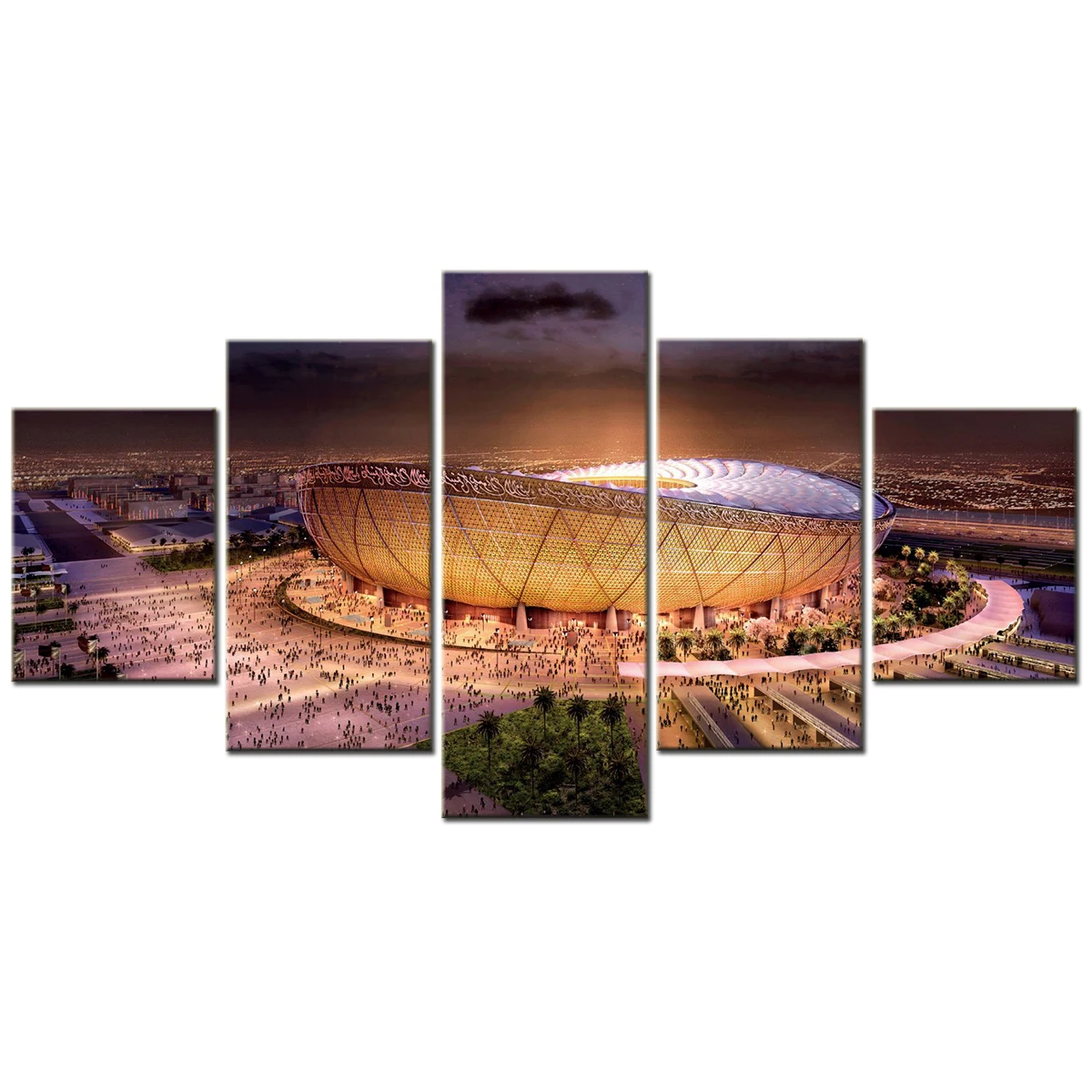 Современная картина HD с принтом домашний декор настенное искусство 5 шт. Катар 2022