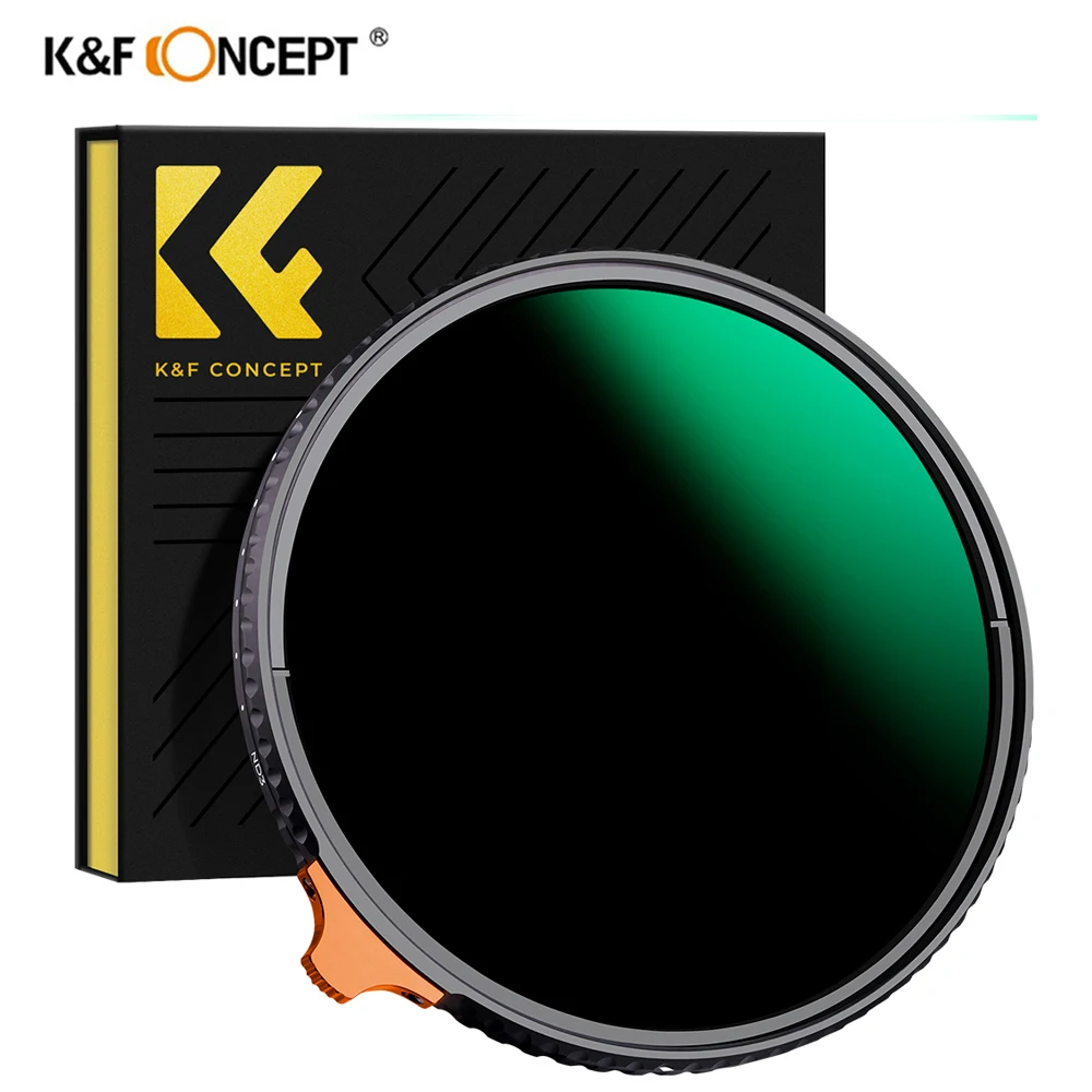 

K&F Concept Nano-X Variable ND3-1000 ND Filter 49mm 55mm 58mm 62mm 67mm 72mm 77mm 82mm 8K Ultra HD Water And Dust Proof Coatings