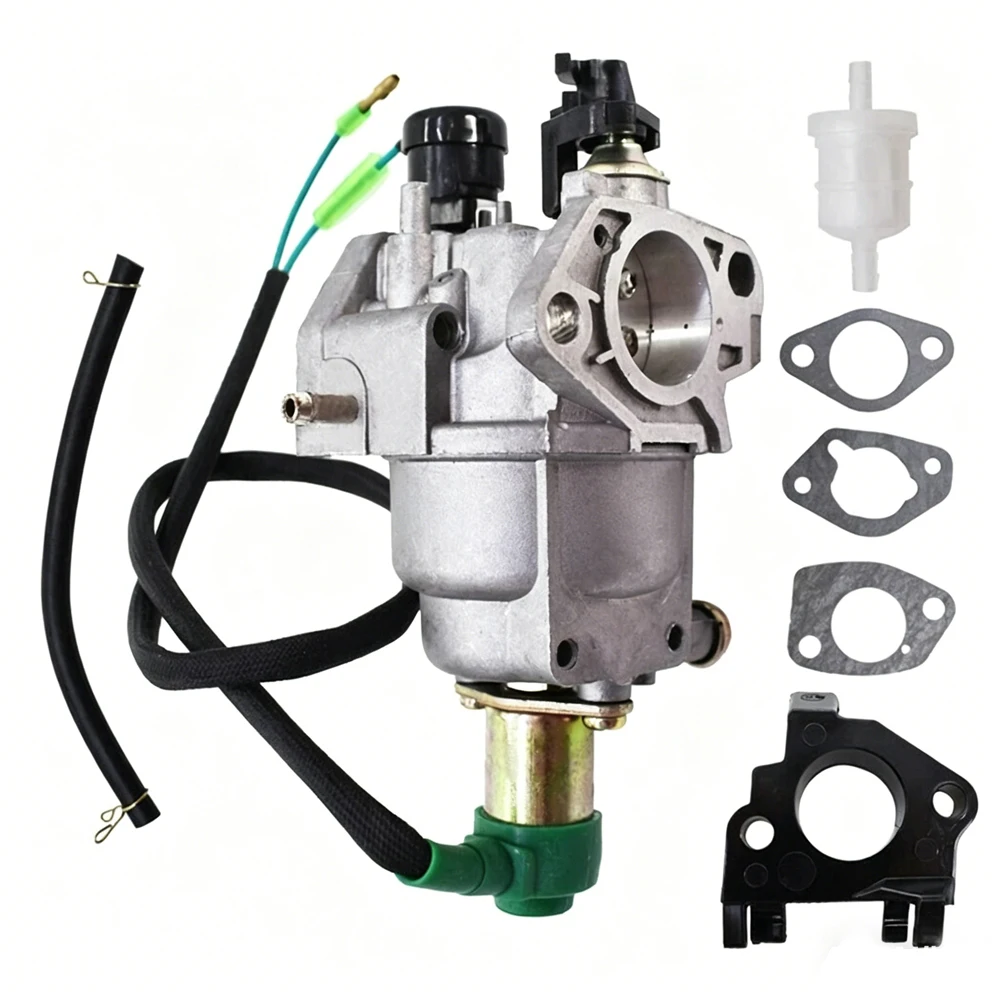 Фото Комплект карбюратора для двигателей Honda GX340, GX390 13HP 188F, GP5000, GP5500, запчасть для садового электроинструмента №1