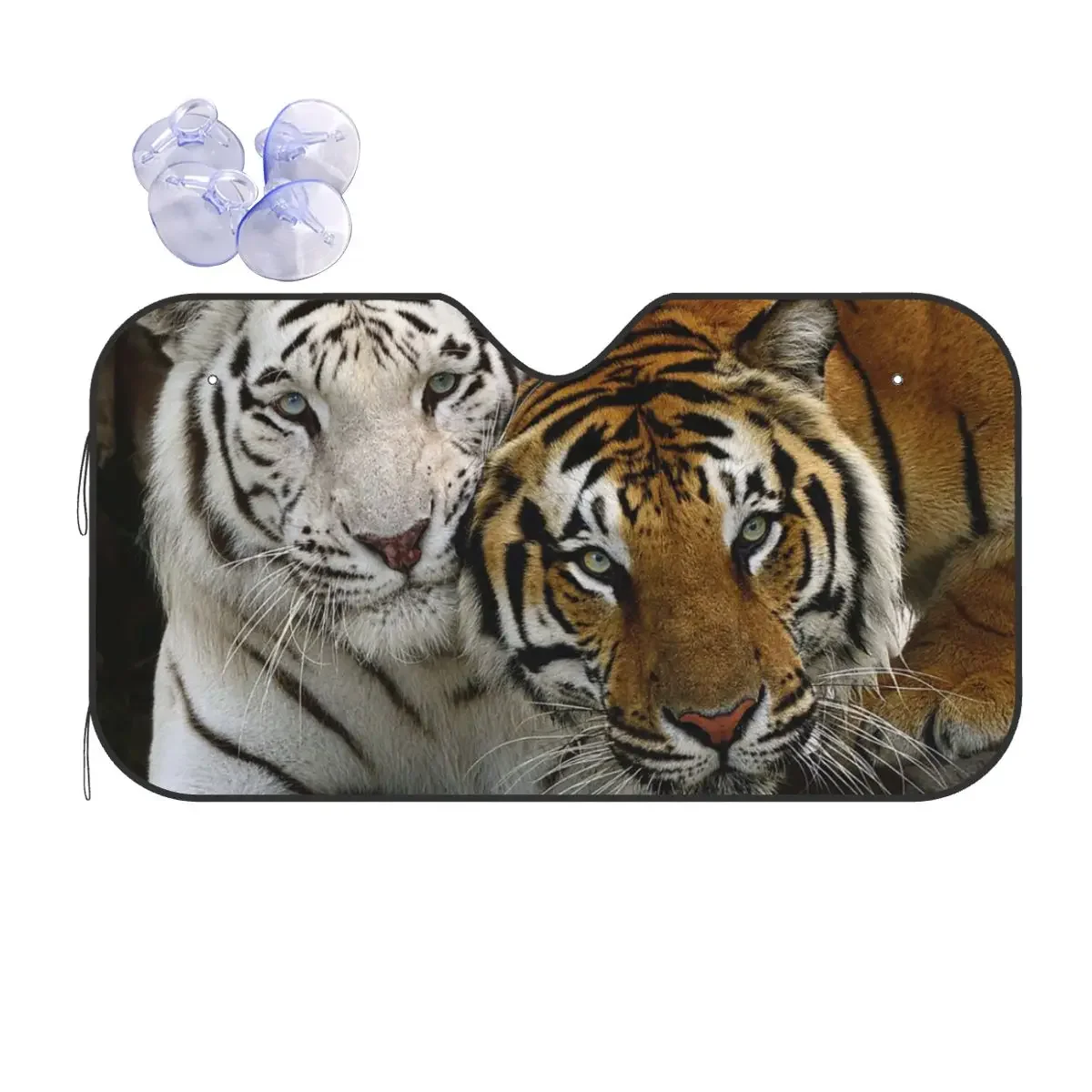 Бенгальский тигровый солнцезащитный козырек для лобового стекла любителей