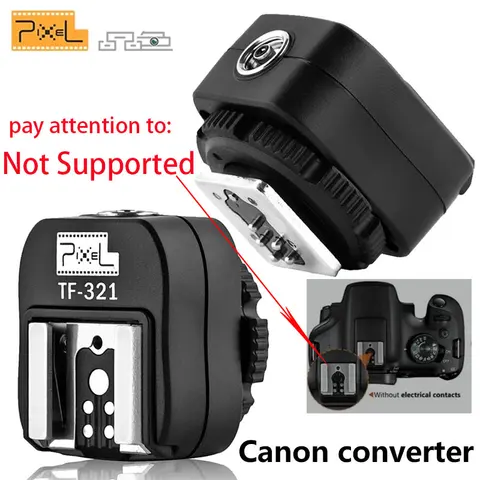 Конвертер горячего башмака Litufoto TF-321 для Canon